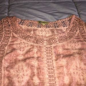 Beautiful dusty rose soft cotton blouse